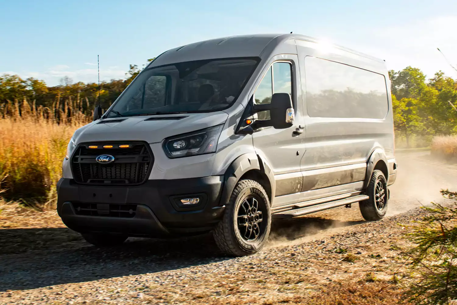 Ford Transit rear storage